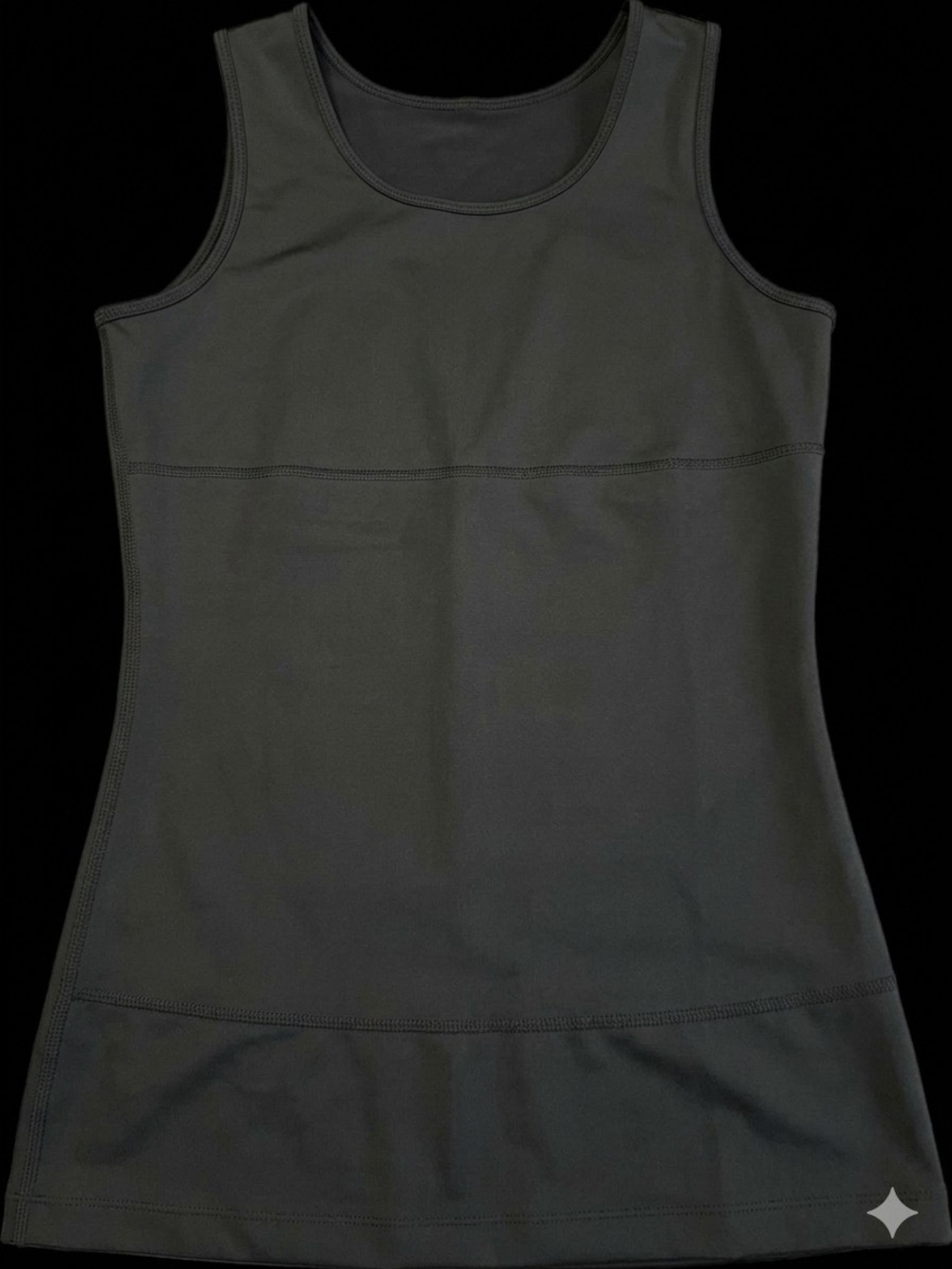Men’s Black Tank Top Compression Shaper. NIP! Eleady - Stretch Performance Layer